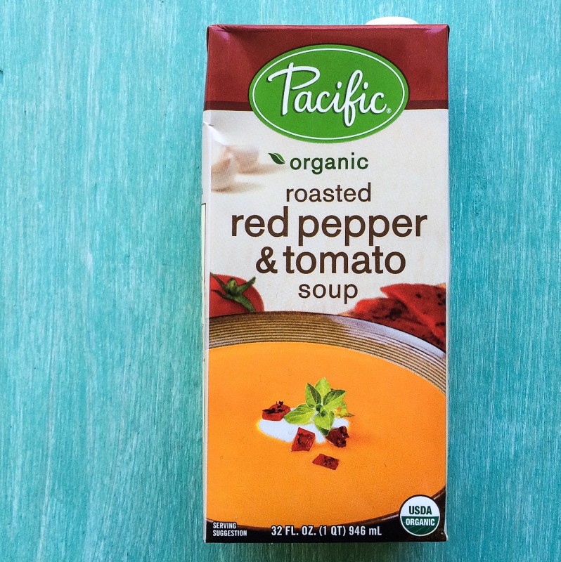 Pacific Foods red pepper and tomato soup