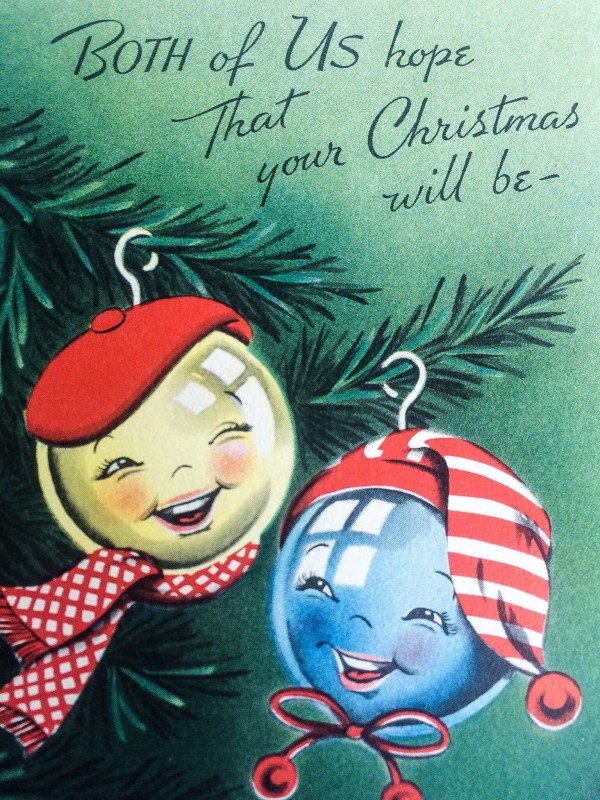 Vintage Christmas Card From Portland Goodwill Bins