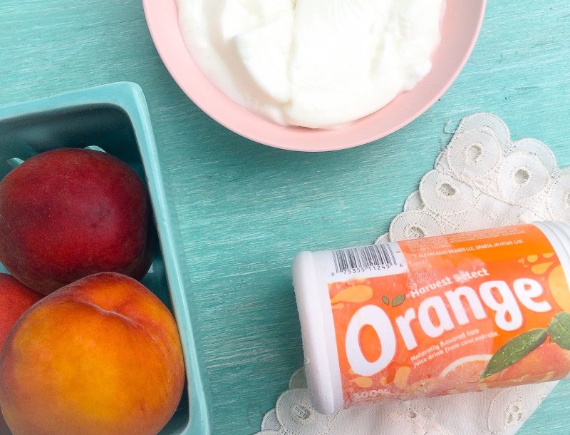 Peach Orange Smoothie for Extra Summer Fruit