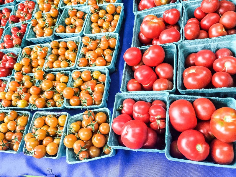 Tomato Varieties from PSU Farmers Market in Portland
