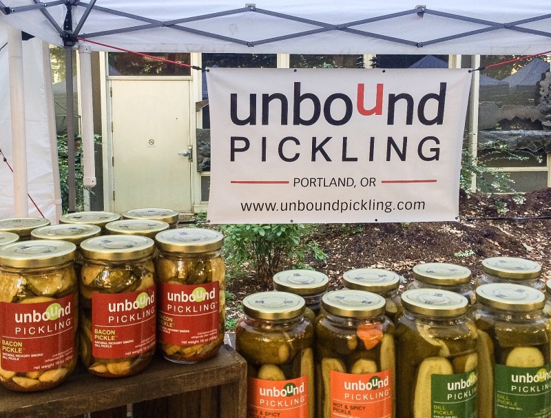 Unbound Pickling at Portland Farmers Market, Portland