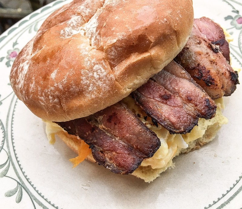 Egg Sandwich with Bacon, Portland