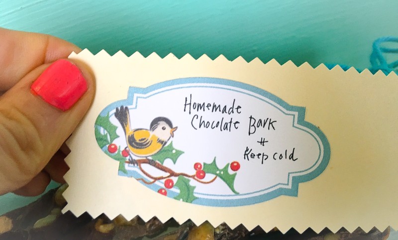Homemade Tags for Chocolate Bark