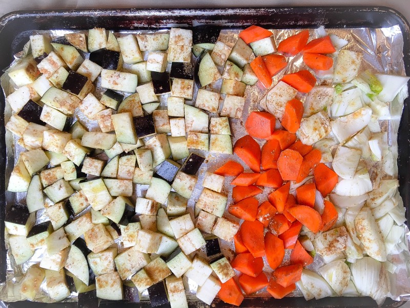 Roasted Vegetables for Quinoa Salad
