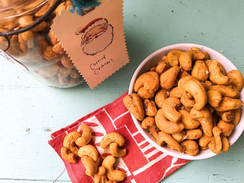 Curried Cashews for Holiday GIft Giving