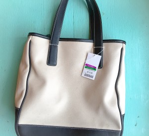 White Coach Bag from Portland Goodwill