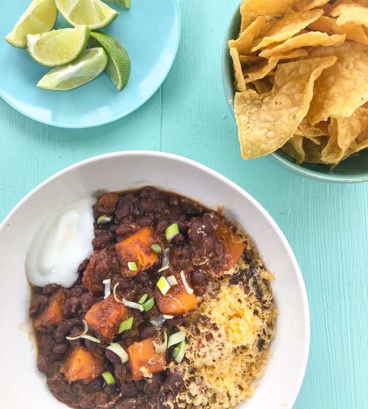Black Bean Chili with Butternut Squash from Greens Restaurant Cookbook