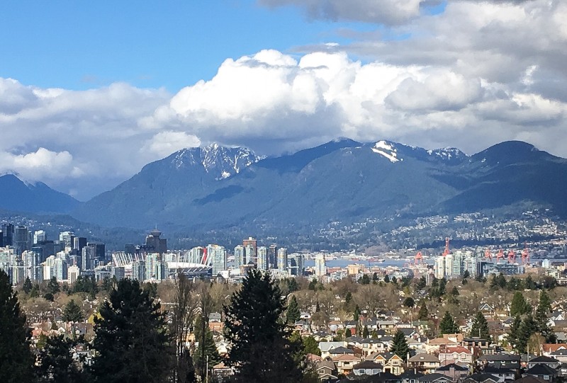 View from Queen Elizabeth Park Vancouver