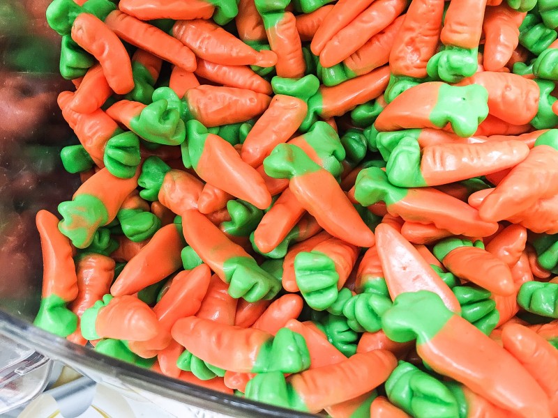 Gummy Carrots at Winco, Portland