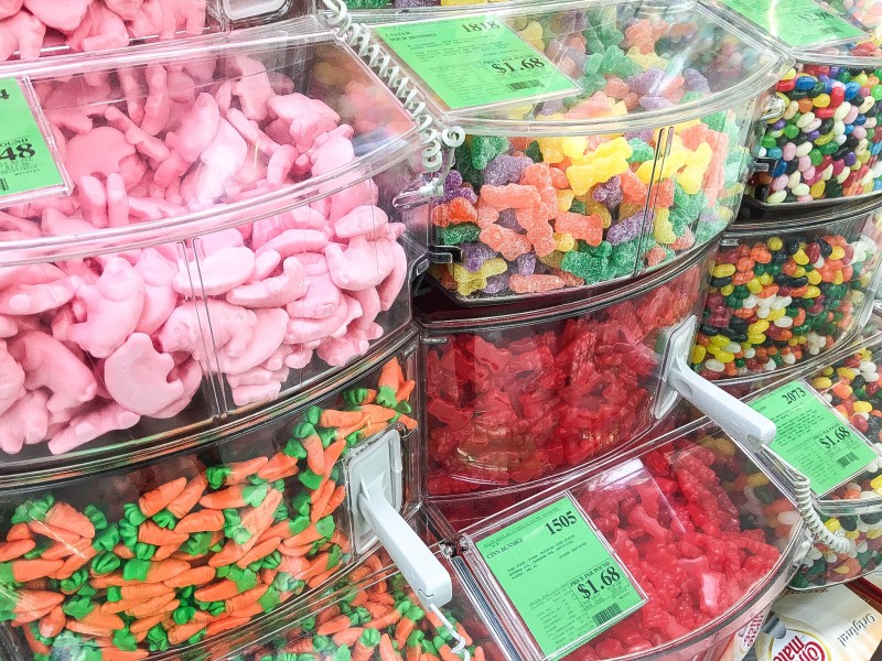 Bulk Candy Aisle at Winco, Portland