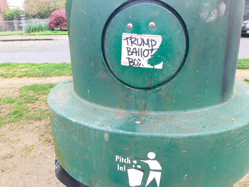 Keep Portland Weird Garbage Can