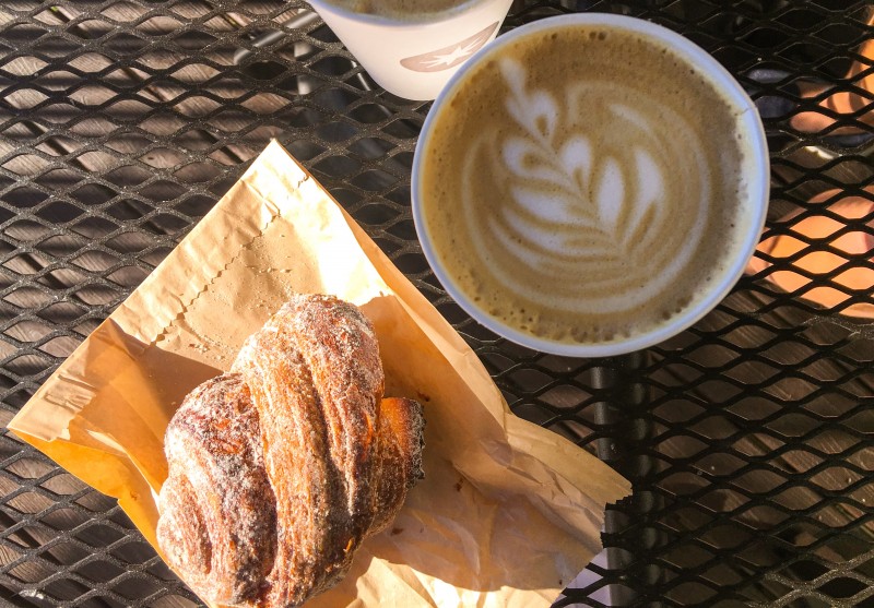 Latte and Morning Roll from Mix, Ashland