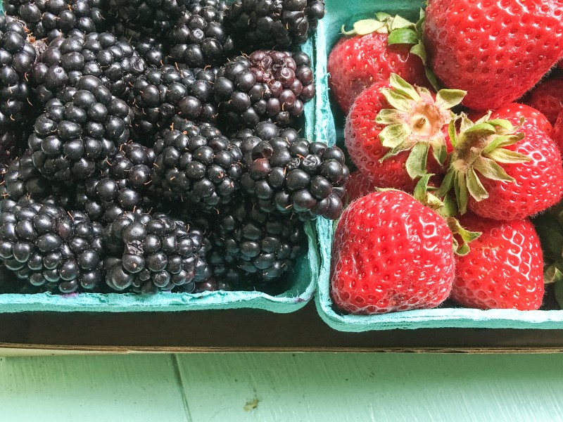 Berries from PSU Farmers Market