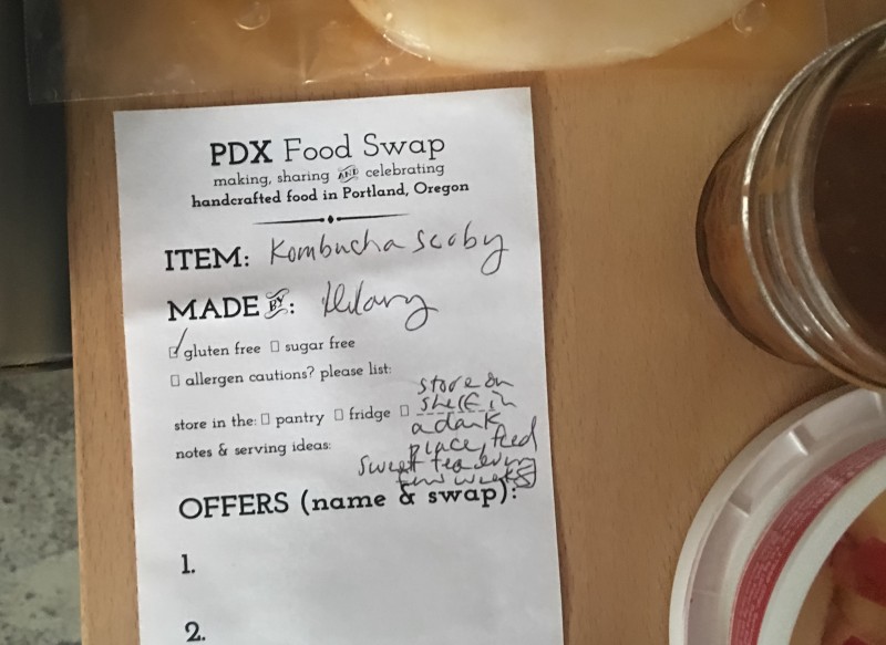 Portland PDX Food Swap