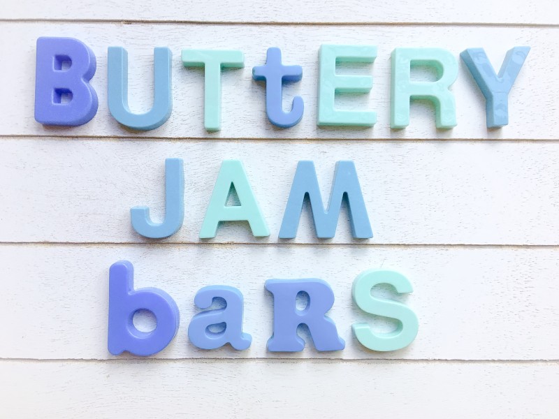 Buttery Leftover Jam Bars