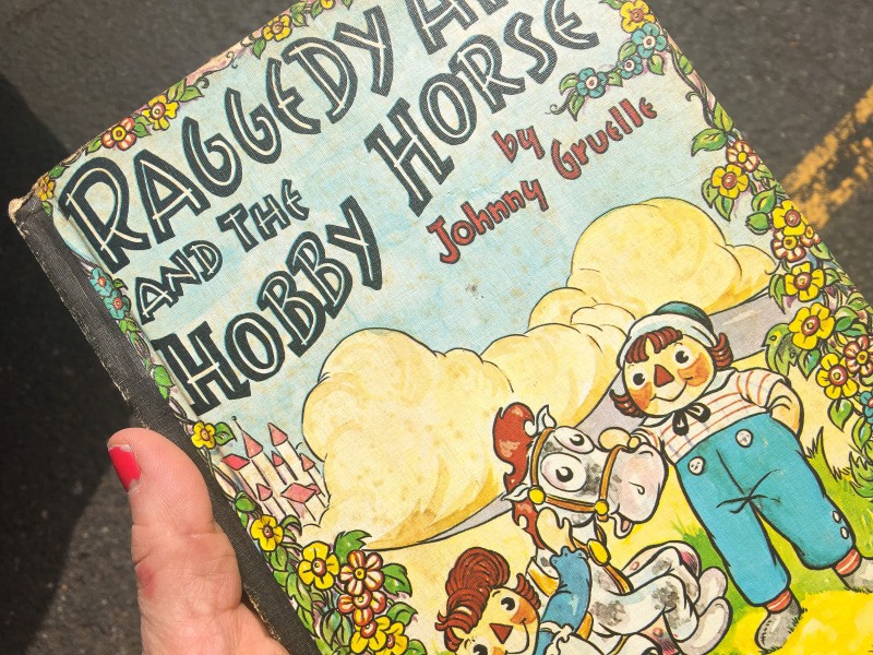 Vintage Raggedy Ann Book at Portland Goodwill Bins Outlet Bins Finds -