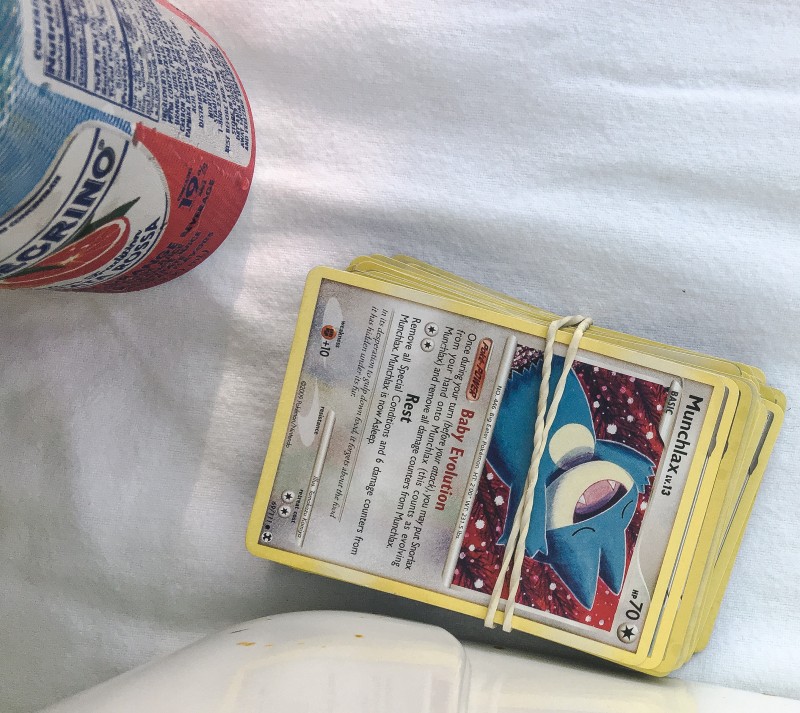 pokemon cards at block party