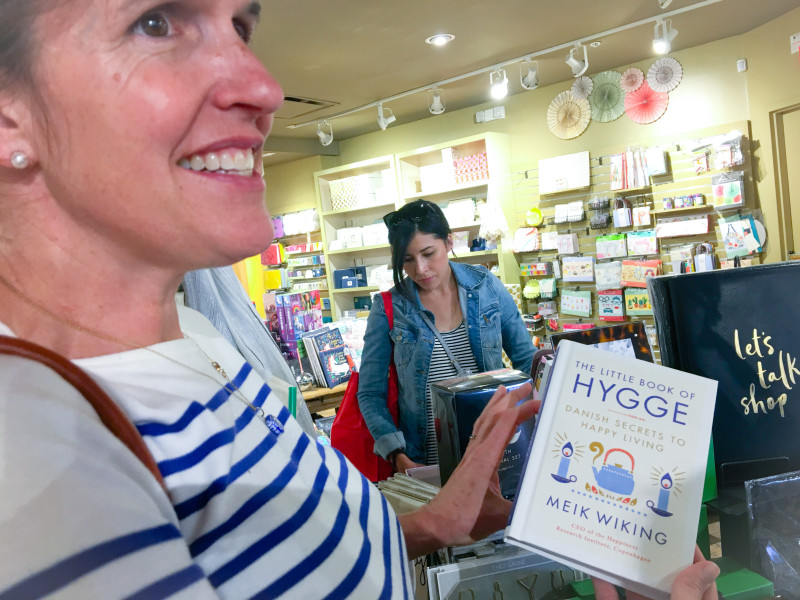 Polly shopping in SF, Hygge