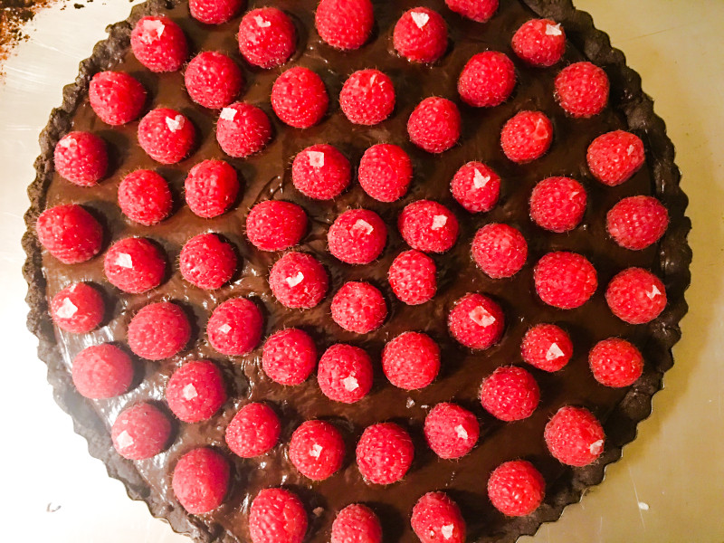 Chocolate Raspberry Tart