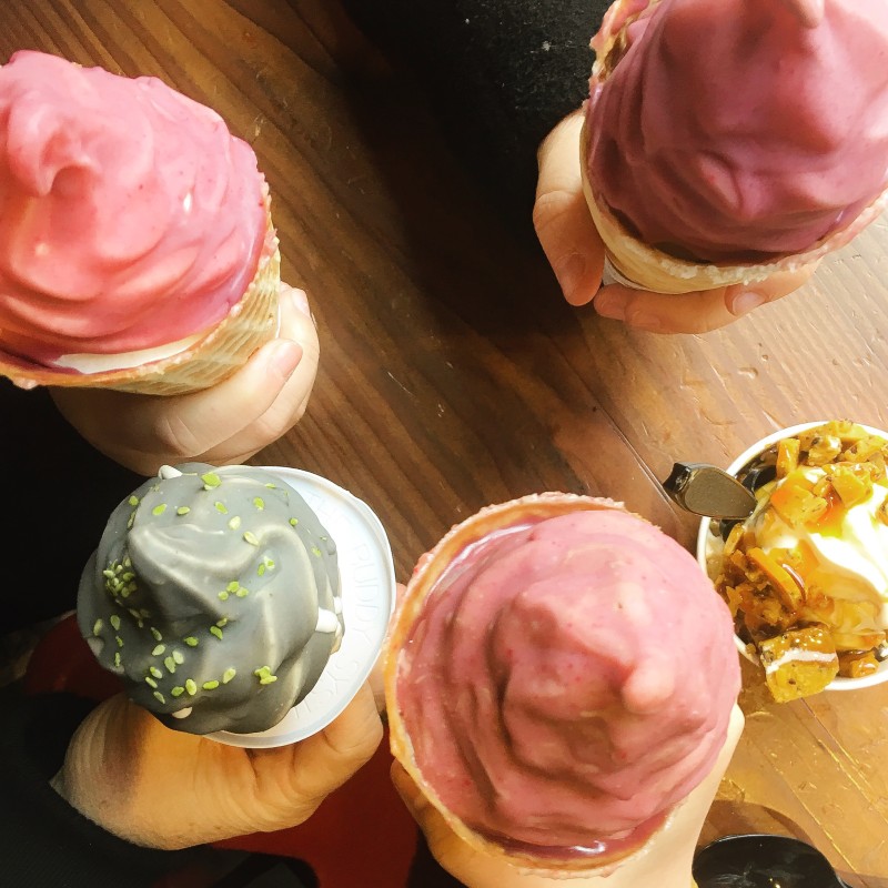 Girls Weekend Ice Cream Cones at Wiz Bang Bar