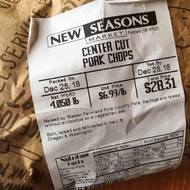 Pork Chops New Seasons