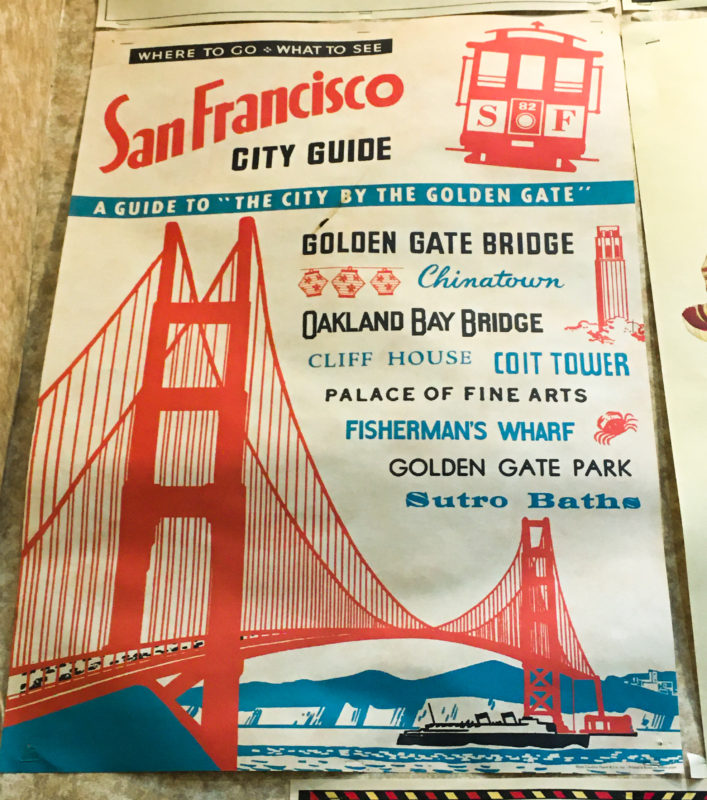 San Francisco Poster Vintage Inspired